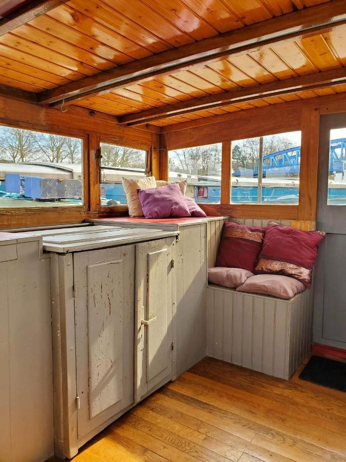 Appartement marinier dans Péniche Louise Michel Douai Esterno foto