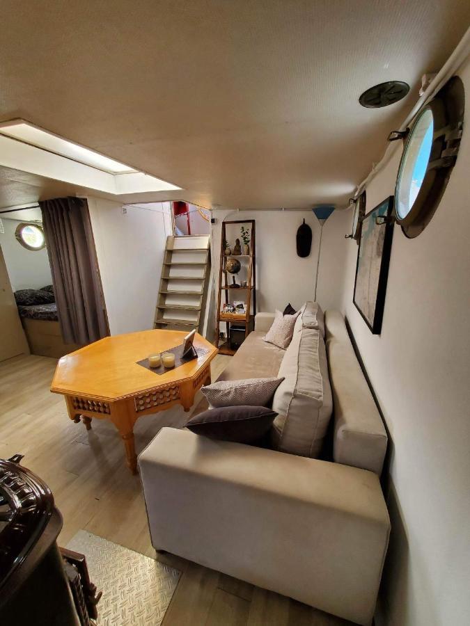 Appartement marinier dans Péniche Louise Michel Douai Esterno foto